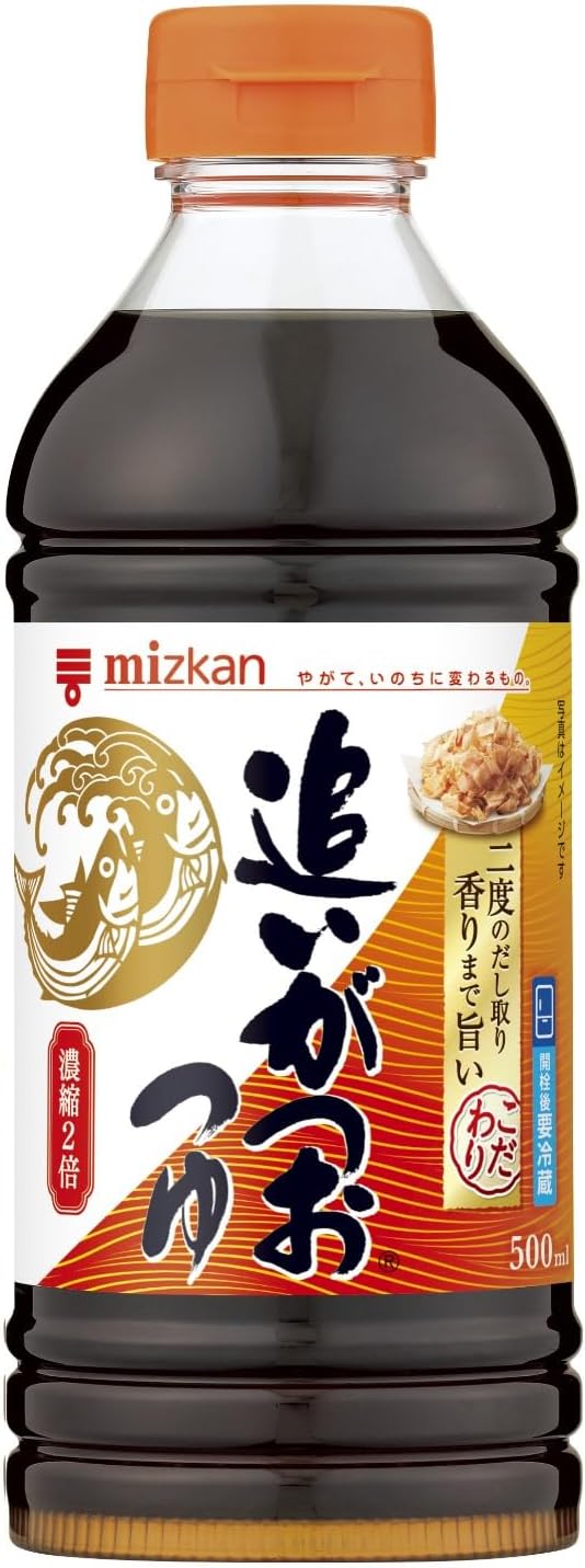 Mizkan Oigatsuo Tsuyu Japanische Suppenbasis 400ml Authentische, geschmackvolle Soße