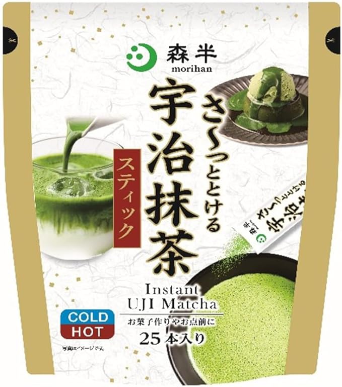 Morihan Kyoei 速溶宇治抹茶 1.8gx 30 支 - 飲料 日本茶 - 綠茶棒