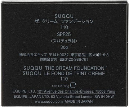 SUQQU Cream Foundation SPF 25 PA++ 30g Shade 110 Anti-Aging Formula