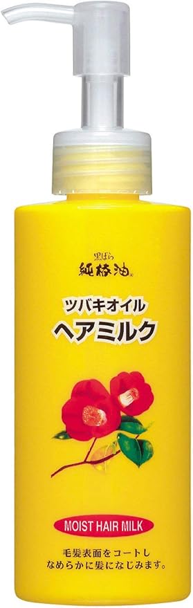 Huile de Camélia Lait Capillaire Rose Noire Pure 150Ml - Nourrissant & Hydratant
