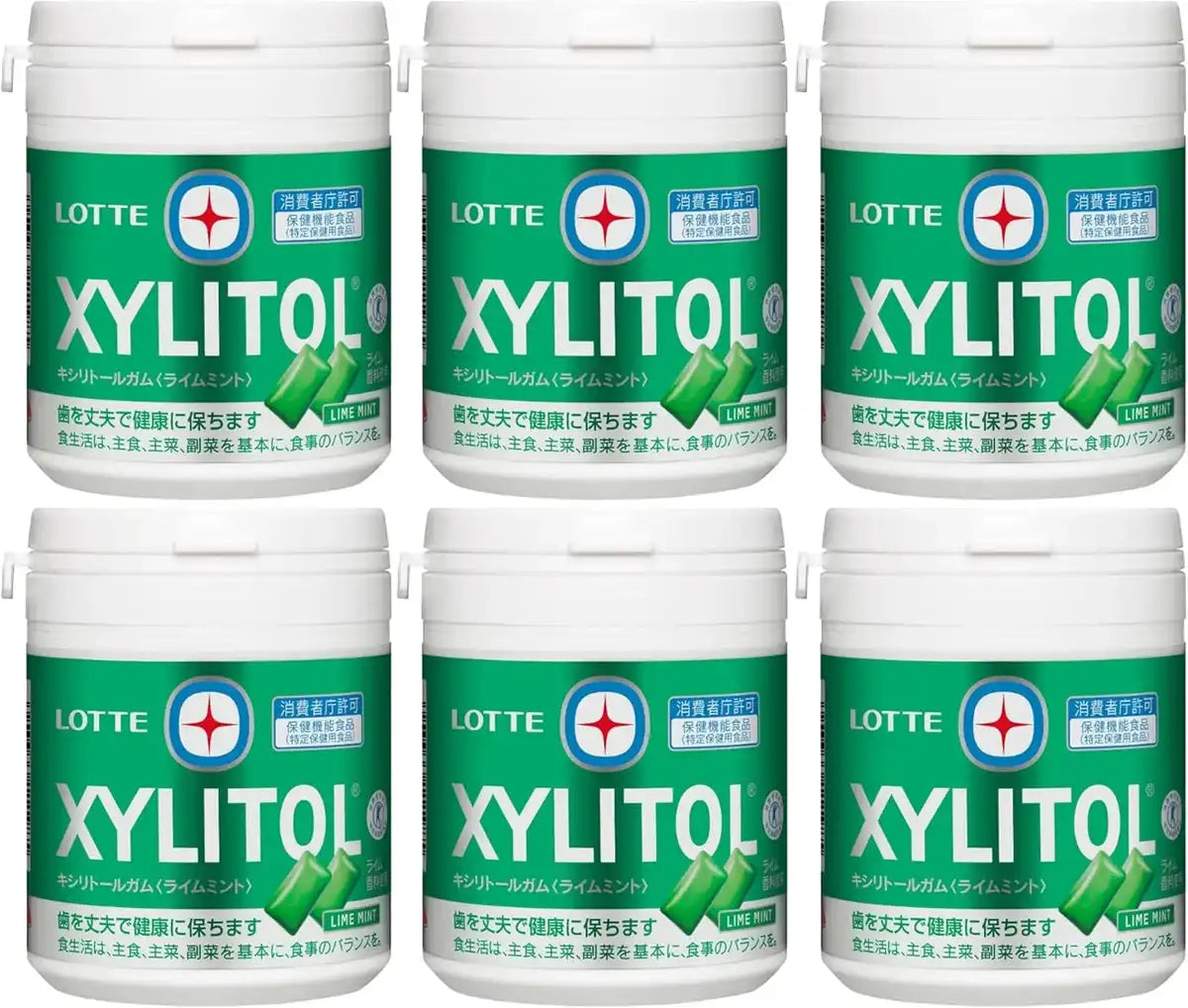 Lotte Xylitol Gum Fresh Mint Chewing Gum - Lime Mint
 - 4974062085496