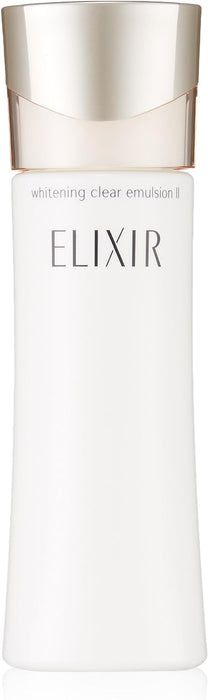 Shiseido Elixir White Clear Emulsion II (Moist) 130ml - 日本皮肤活肤美白护理