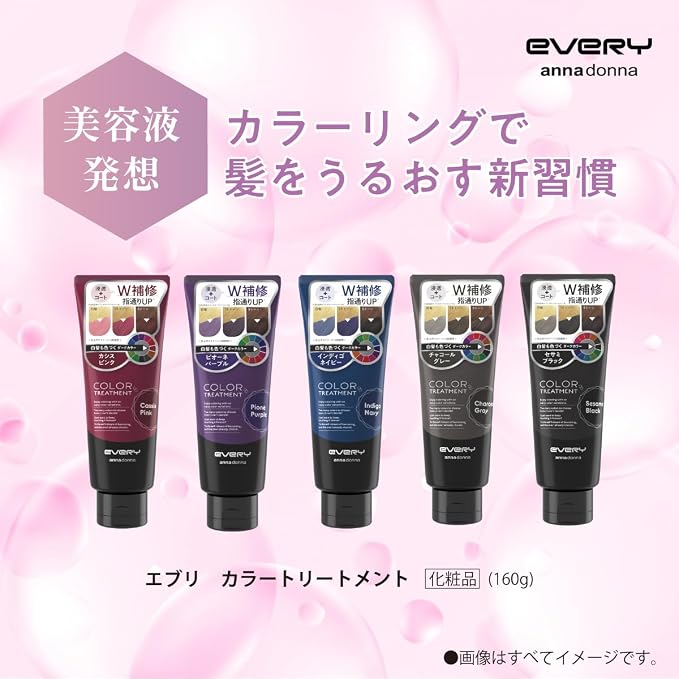 Cada tratamiento de color Japón Negro 160G