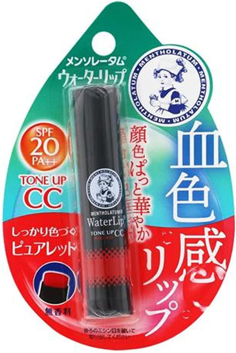 Mentholatum Water Lip Tone Up CC - Rojo puro 4.5g