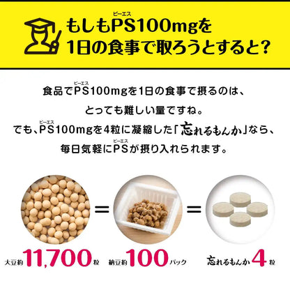 Don'T Forget Phosphatidylserine Ps Supplement 120 Grains (30 Day Supply) Japan [Foods With Functional Claims]