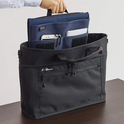 Lihit Lab Cordura Flat Pouch L Black A7768-24 Made In Japan