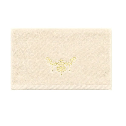 Senko Japan Elegant Shanty Towel Champagne Gold 33X80Cm Rhinestones 74827