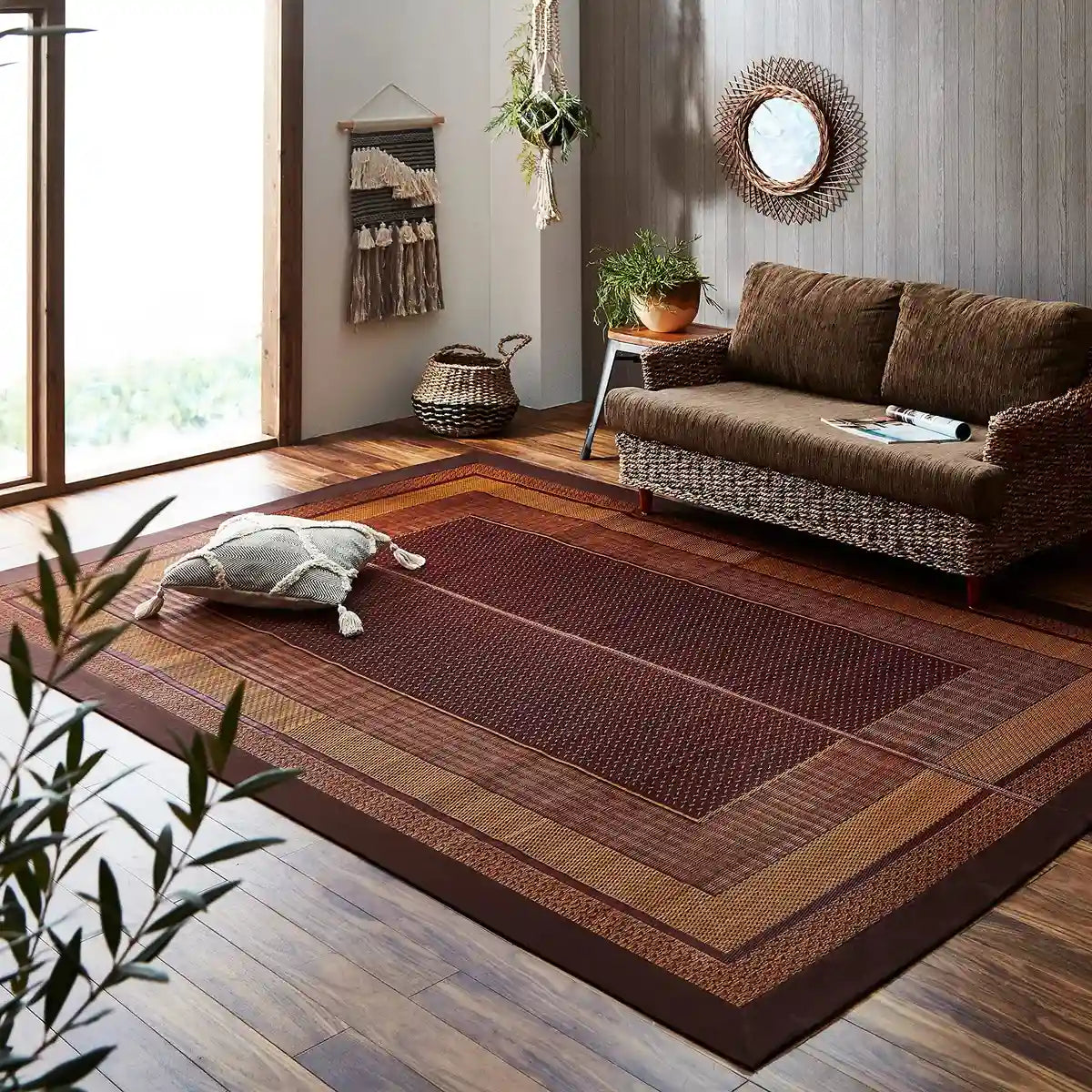 Ikehiko Corporation Rush Rug Carpet From Japan 95X150Cm Dx Rank Total