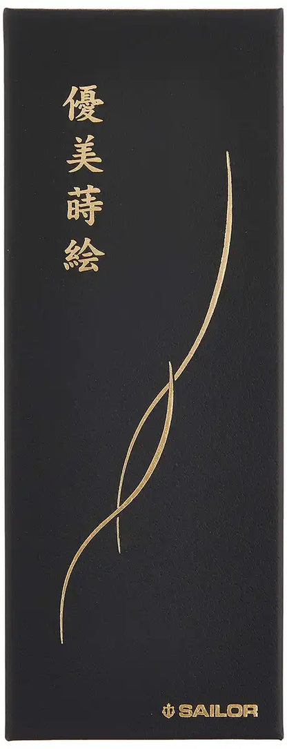 Sailor Fountain Pen with Graceful Makie Small Bird on Palm Design Black 16-0366-220