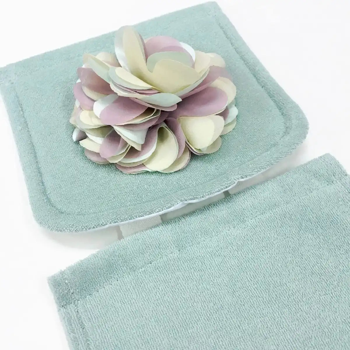 Senko Japan Sds Dose Melange Paper Holder Cover Blue Flower Motif | 77858