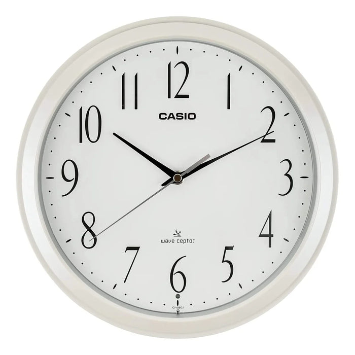 Casio IQ-1060J-7JF 26.8cm White Analog Wall Clock
