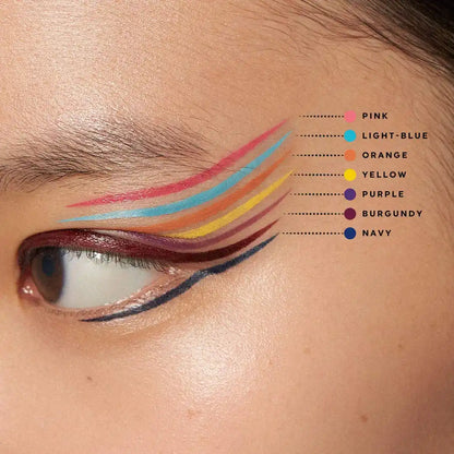 Uzu Eye Opening Liner - Flowfushi Navy Liquid Eyeliner Alcohol-Free Hypoallergenic 0.55ml