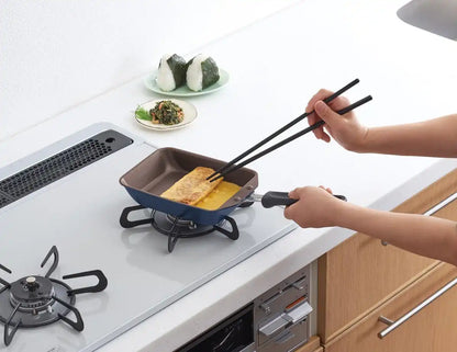 Thermos Durable Series 13cm Navy Egg Frying Pan for Gas Fire KFI-013E