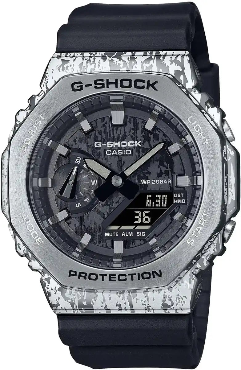 【美品】GA-2100-1AJF / G-SHOCK G-SHOCK GM-2100GC-1AJF Metal Cover Black Limited Edition Watch