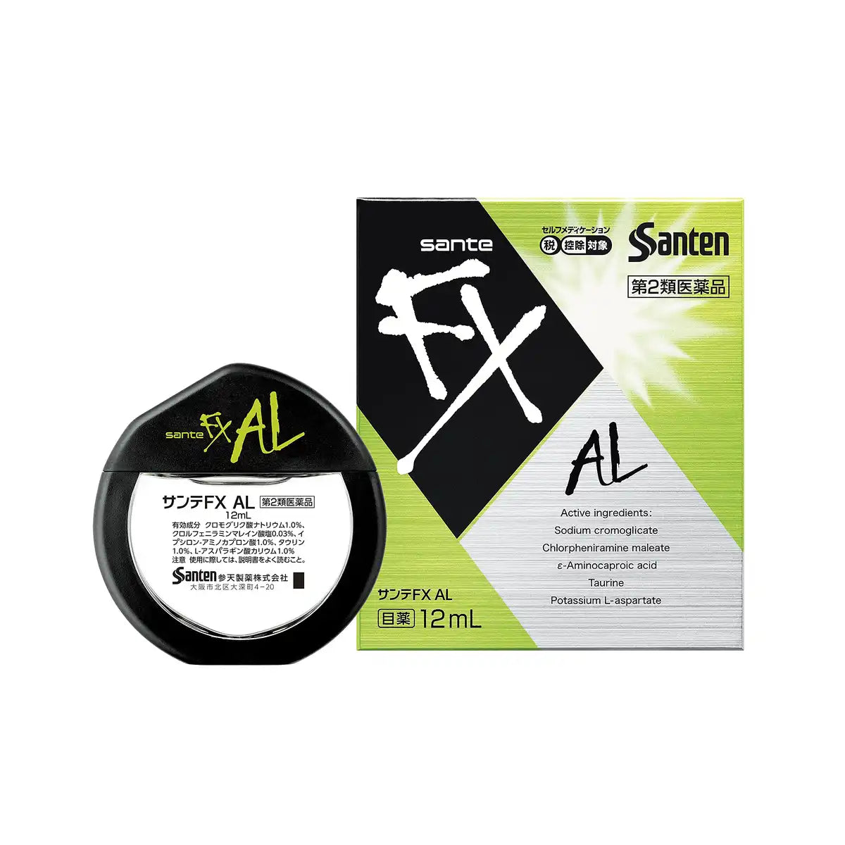 Santen Pharmaceutical Sante FX AL 12mL Class 2 OTC Eye Drops
