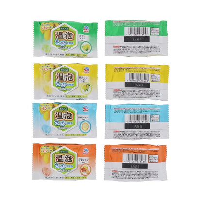 Onpo Warm Foam Bath Salts Refreshing Lemon 12 Tablets Carbonated Bath