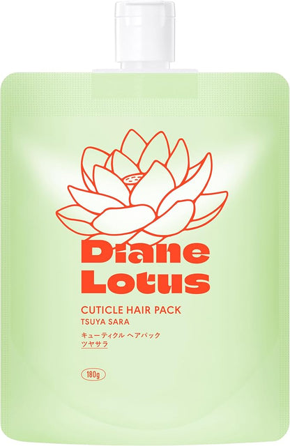 Diane Lotus Tsuyasara Cuticle Hair 180g Shiny Rinse-Off Hair Mask Trea