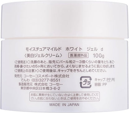 Kose Mild White Moisture Gel 100g - Hydrating Facial Skincare