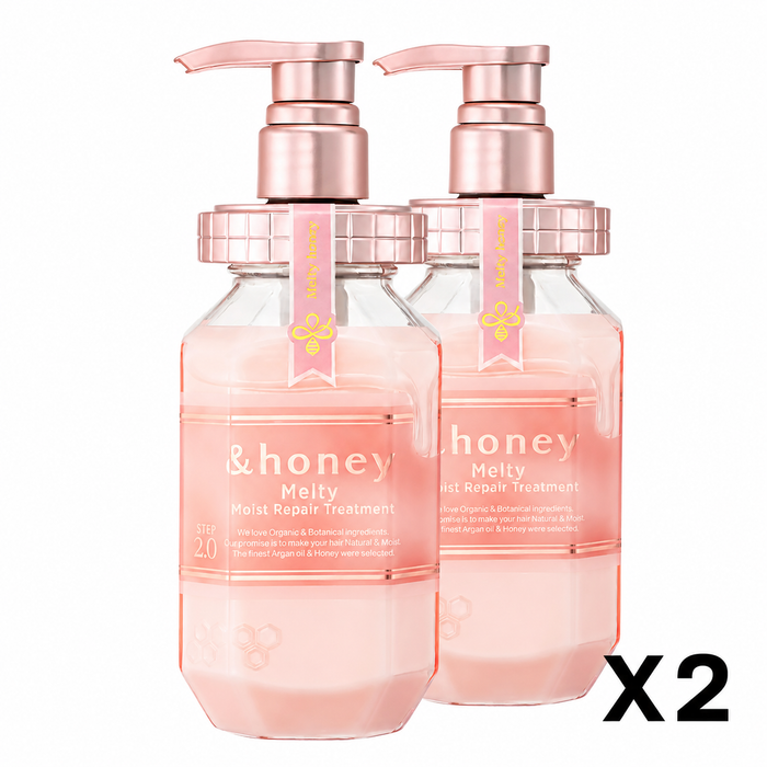 Honey Melty Moist Repair Hair Treatment 2.0 Japan Curl Care 445G Duo