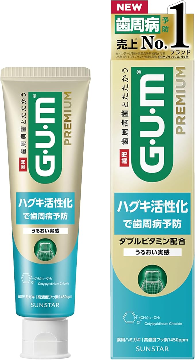 Gum Premium Huggki Care Quasi Drug Periodontal Toothpaste 3.0 oz