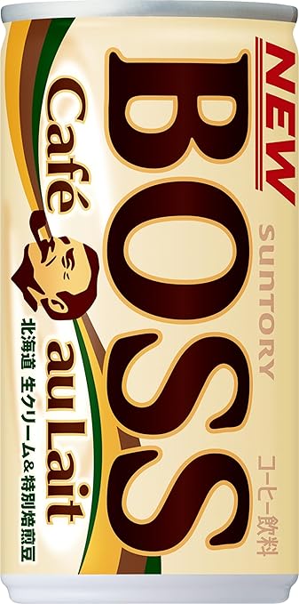 Café Au Lait en Lata Boss Coffee con Leche 185g