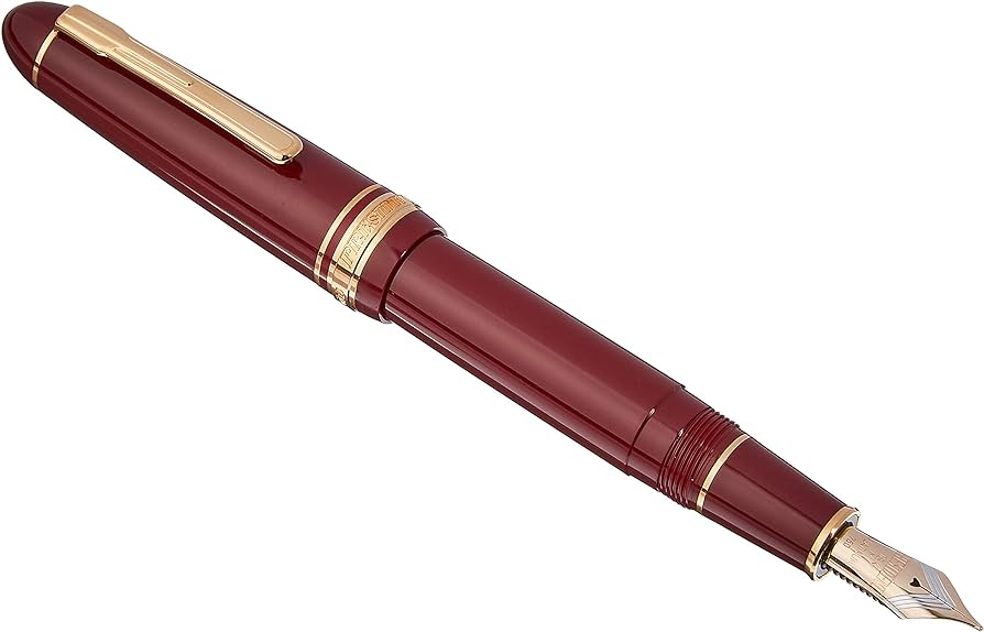 白金品牌平衡红色钢笔和自动铅笔 Mbn-2000 #10