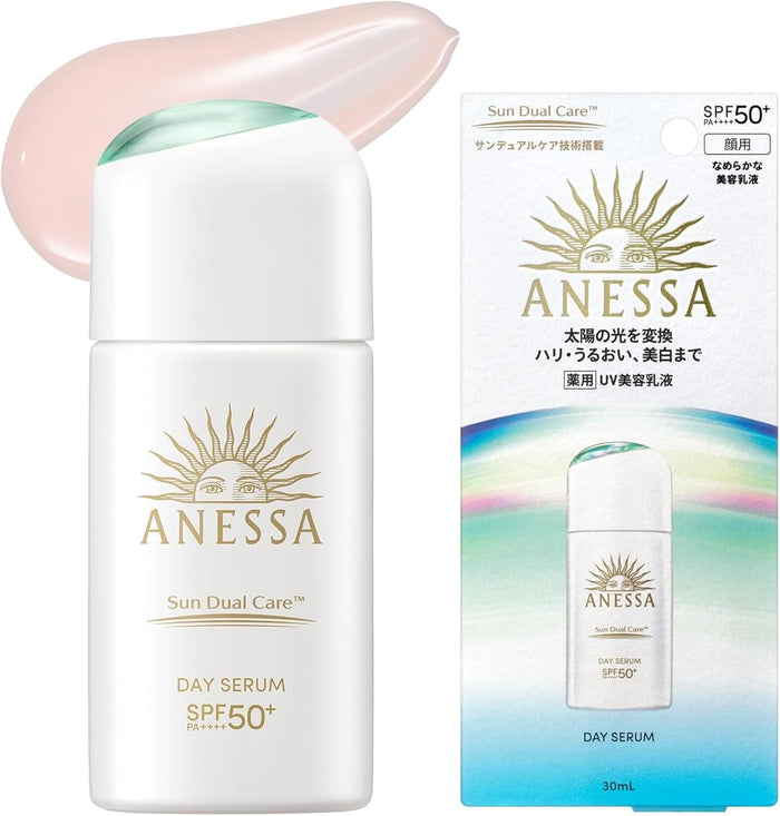 Anessa Day Serum Morning/Daytime Cream/Emulsion 30Ml | Fresh Floral Fragrance | Japan