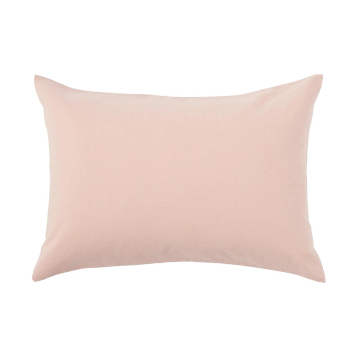 Muji Pink Pillow Cover 43x63cm Washed Cotton 84095955