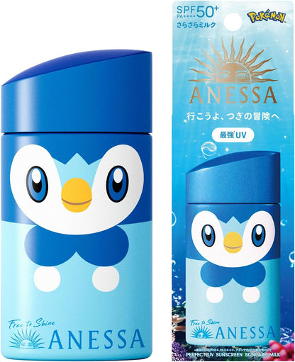 Anessa Perfect UV Skin Care Milk Piplup Pokémon Edition 60ml Fruity Floral Scent
