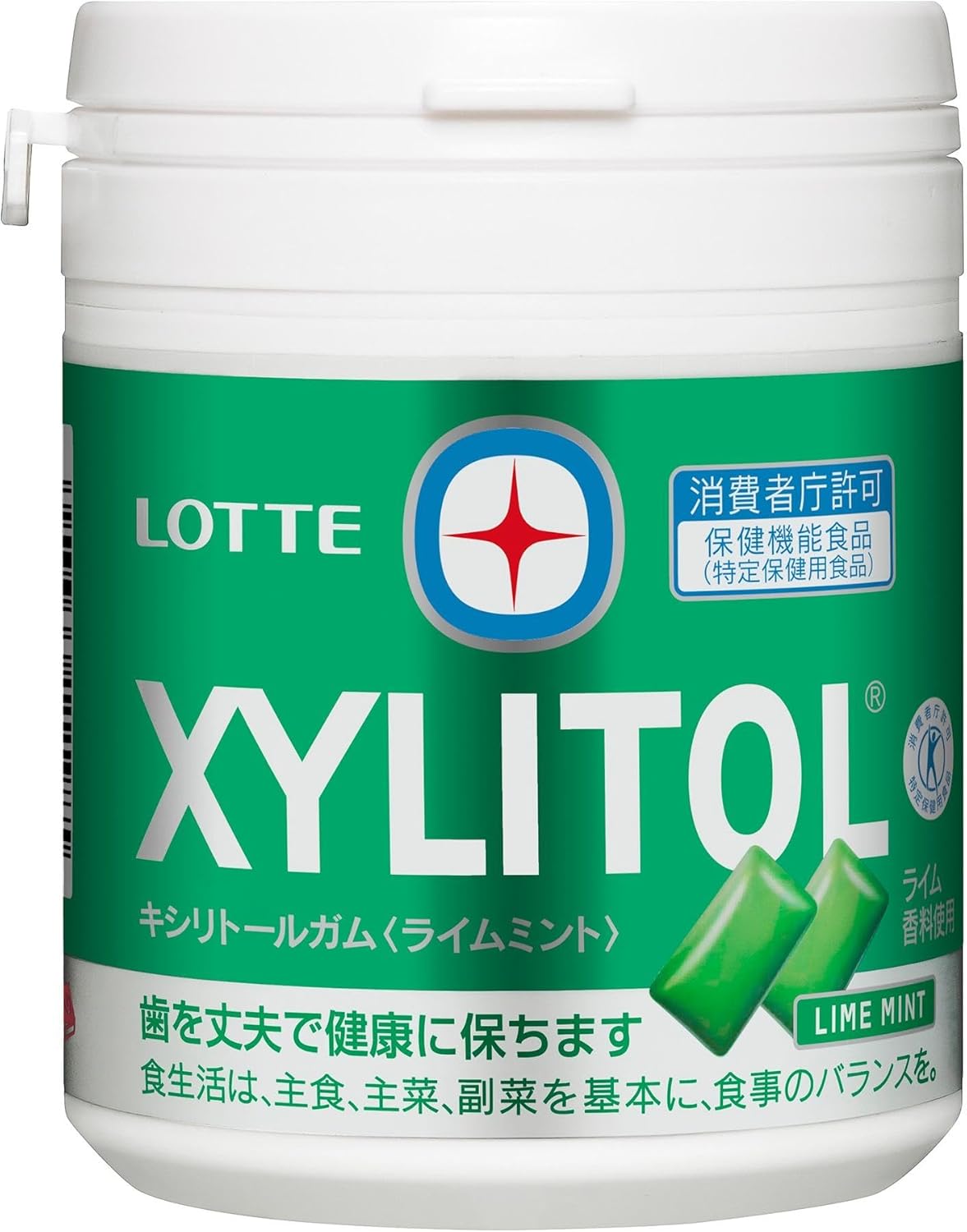 Lotte Xylitol Gum Fresh Mint Chewing Gum