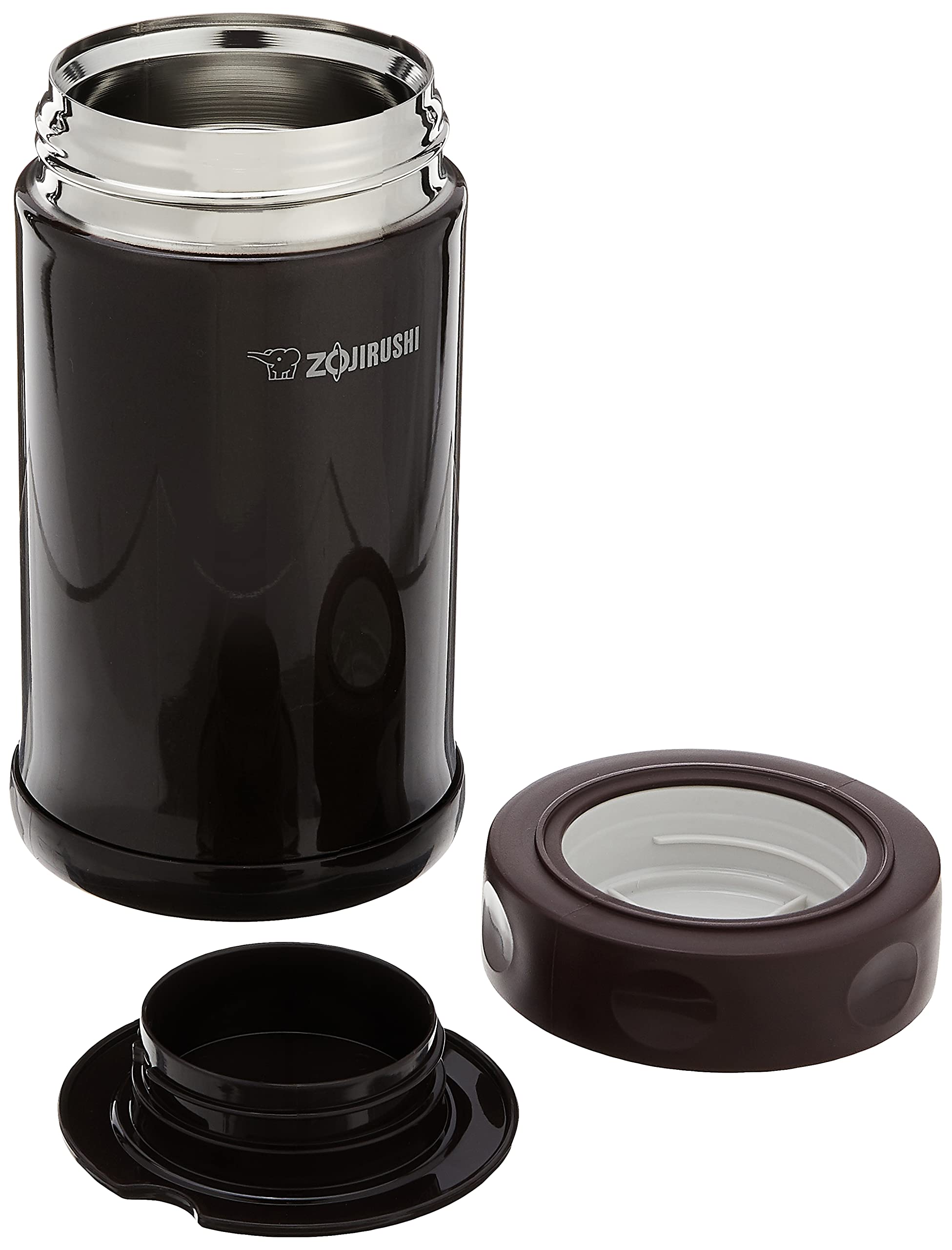 Zojirushi Dark Brown Food Jar 740Ml - Compact and Versatile Storage Solution