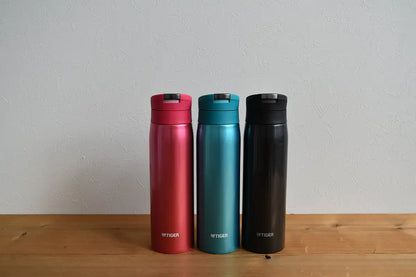 Tiger Mini 500ml Stainless Steel Vacuum Flask Lightweight Auto-Lock Sahara Mug