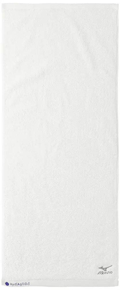 Mizuno Hydro Silver Titanium Face Towel Japan Sweat Absorbent Quick Drying Deodorant Pollen House Dust Unisex C2Jy8102 01 White