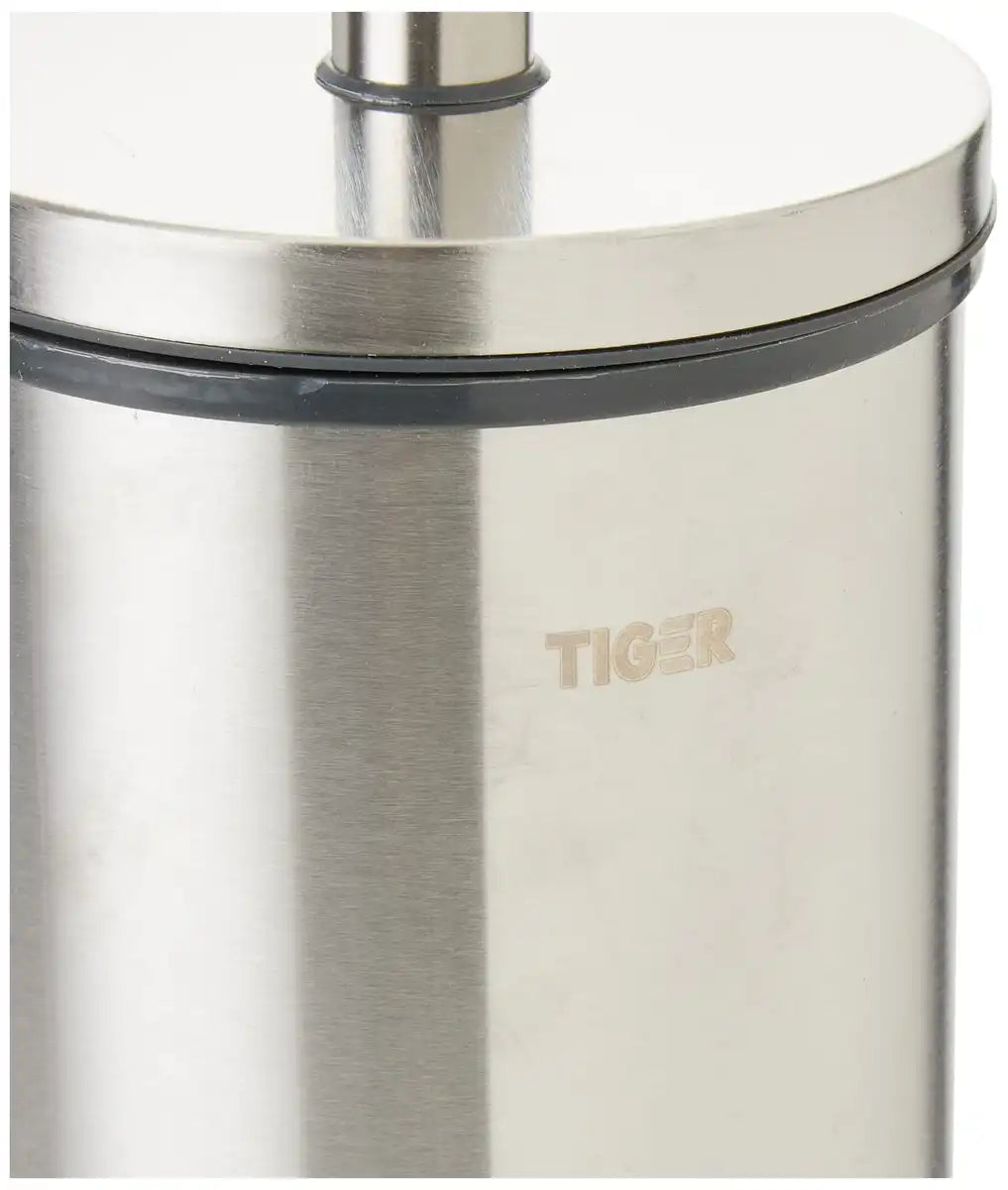 Tiger Japan Toilet Brush & Holder Stainless Steel 3.6X14X3.6In