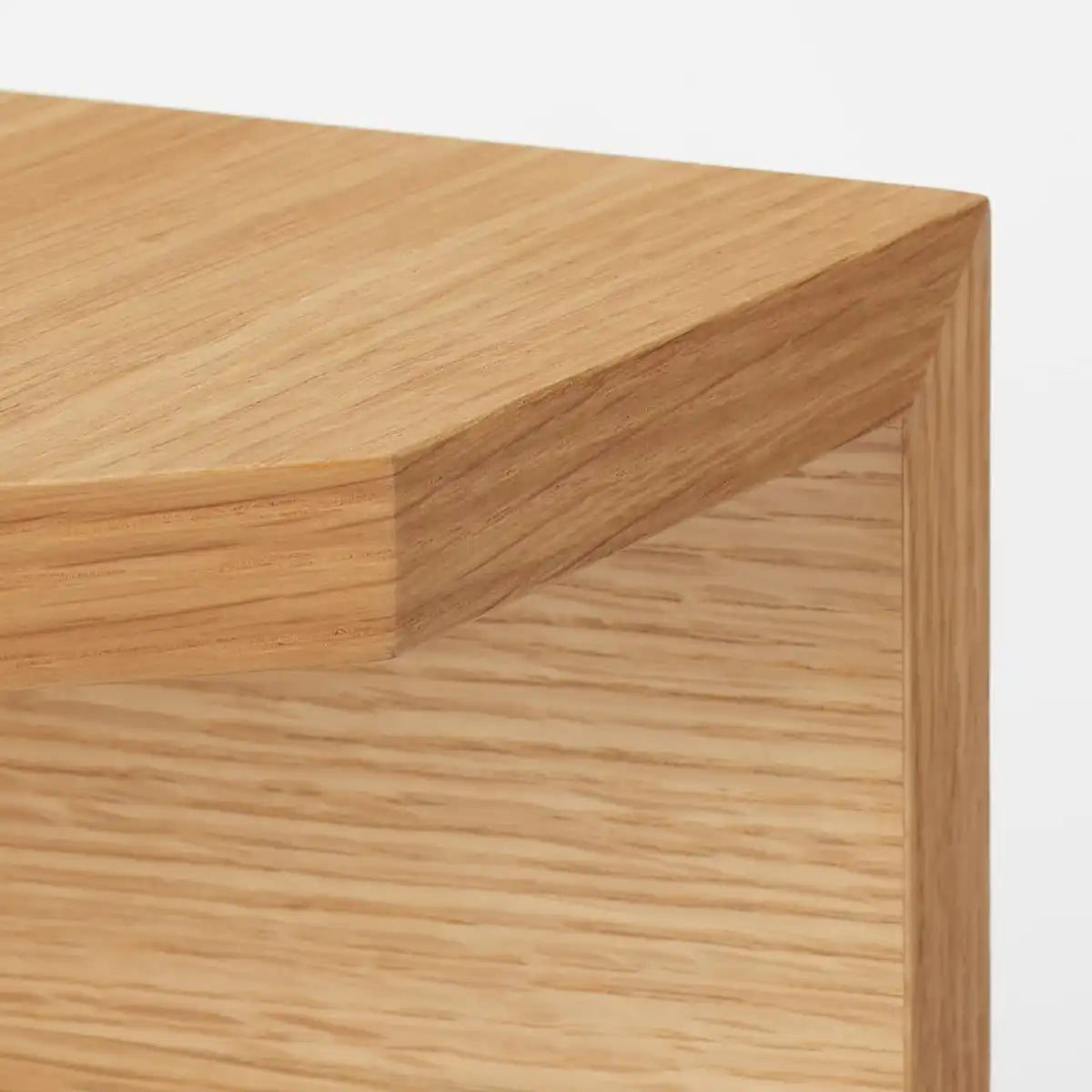 Mujirushi Ryohin Wall Corner Shelf Oak Wood 22X22X10Cm Japan