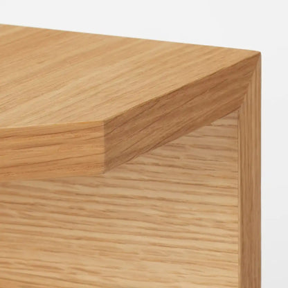 Mujirushi Ryohin Wall Corner Shelf Oak Wood 22X22X10Cm Japan