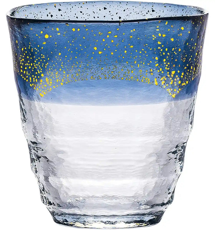Toyo Sasaki Glass Japanese Hot Water Shochu Glass Blue 300Ml Made In Japan