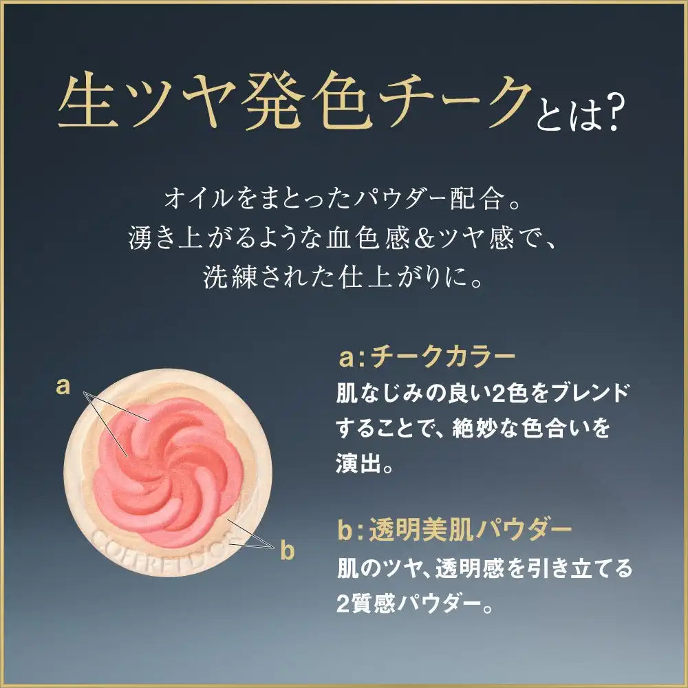 Coffret D'Or Cheek Smile Up Cheeks N02 Japan Sheer Pink [Discontinued]