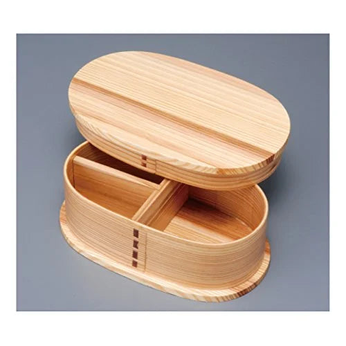Ruozhao Japan Magewappa Oval One-Stage Lunch Box Natural Fh10
