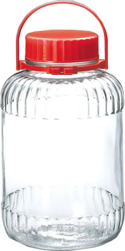 Toyo Sasaki Glass Plum Liquor Bottle 8000Ml Japan - Fruit Liquor & Pickles Container