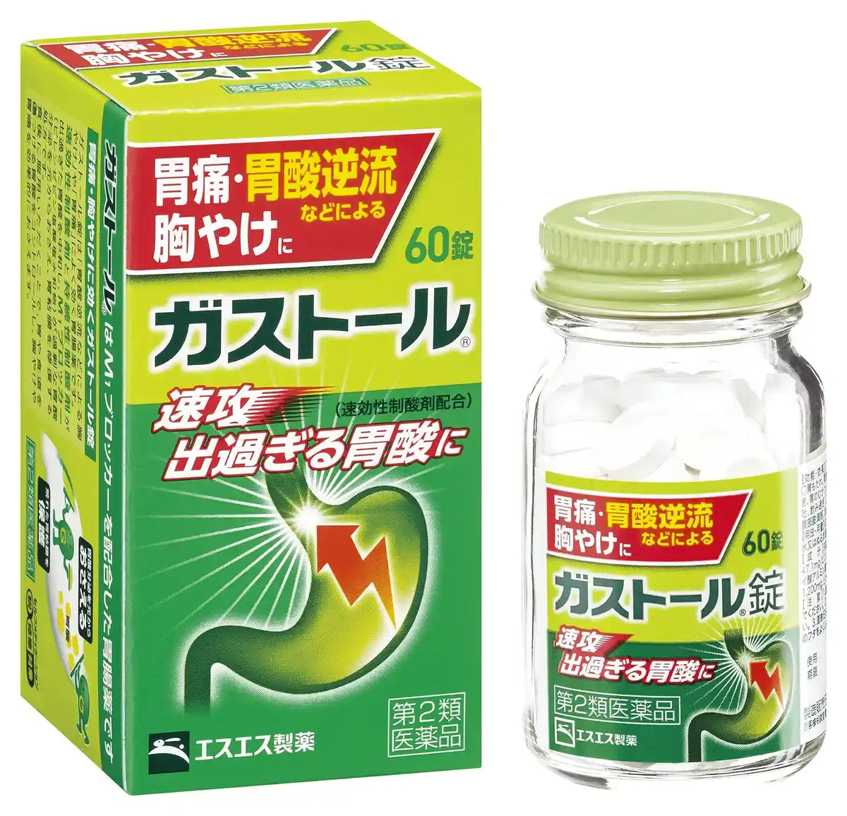 Gastor Tablets 60 Tablets Japan | Second-Class Otc Drugs Subject To Self-Medication Tax System