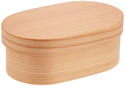 Yamaco Japanese Bento Box Oval Design Made in Japan Model 893522