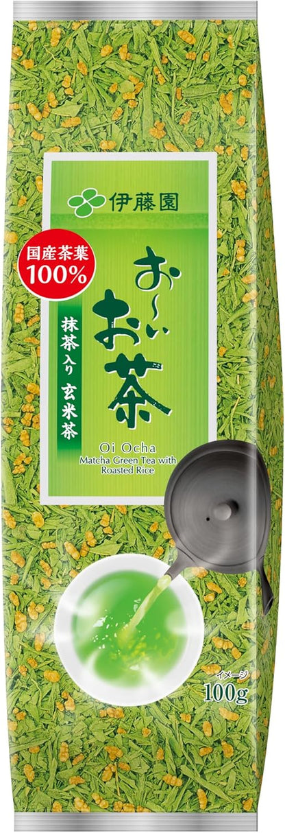 Ito En Uji Matcha Iri Genmaicha Bag 200g - Té Verde con Arroz Tostado y Matcha