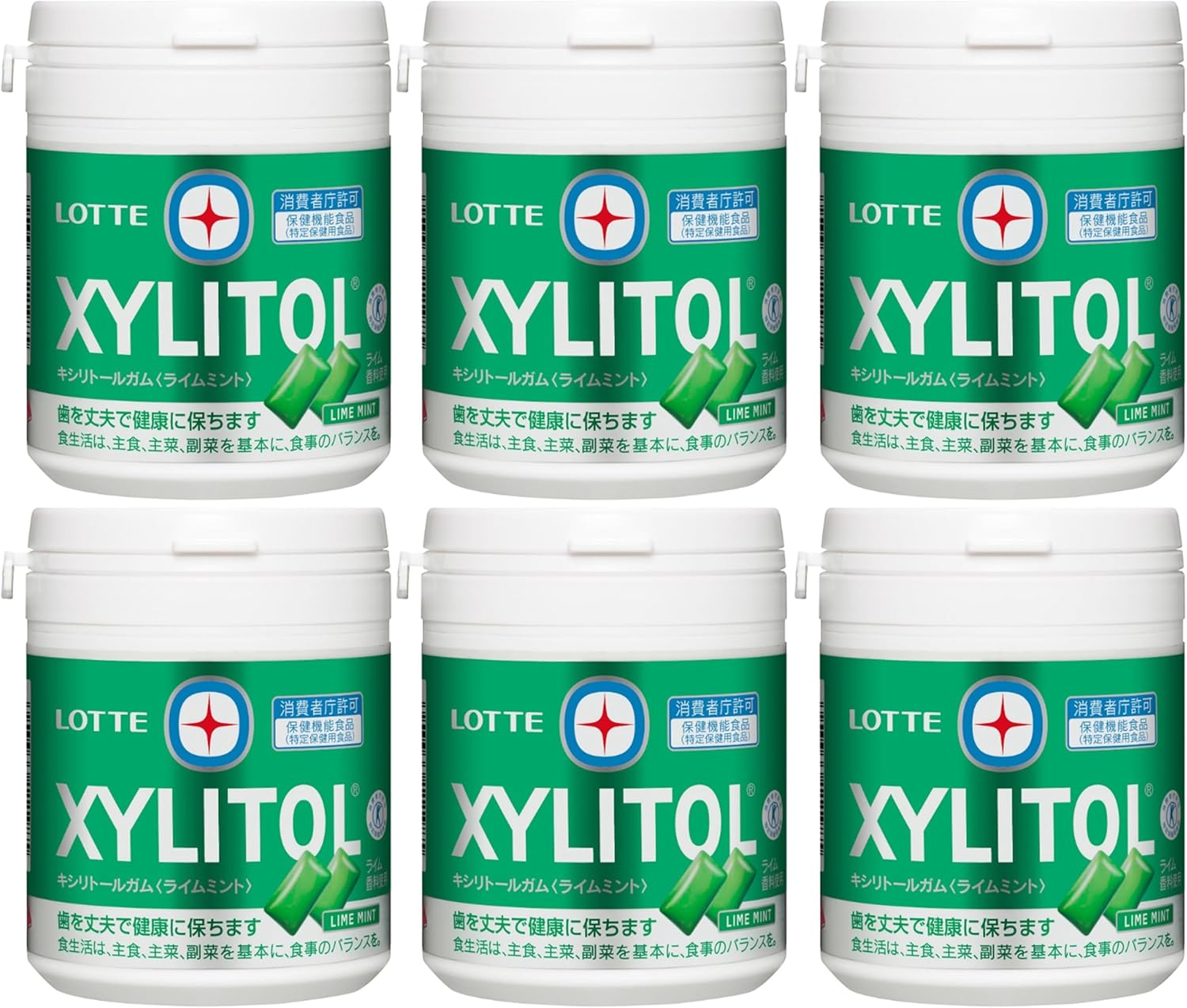 Lotte Xylitol Gum Fresh Mint Chewing Gum