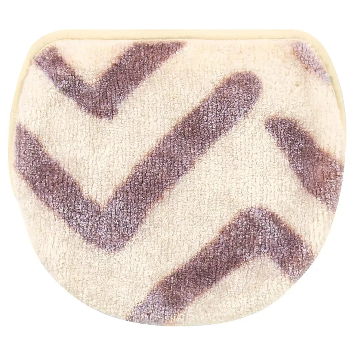 Senko M+Home Toilettendeckelbezug Beige Modern Glossy Thread Japan 325