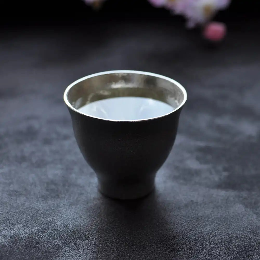 Hiracle Tinware Guinomi Sakura Sake Cup