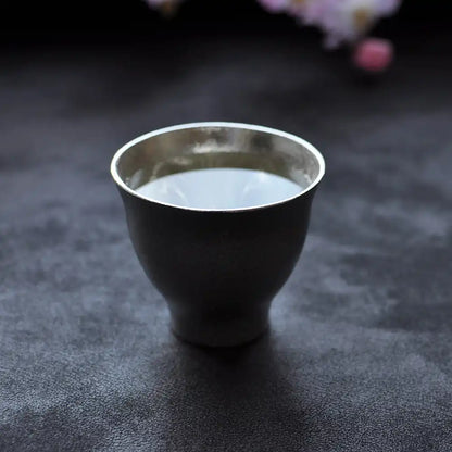 Hiracle Tinware Guinomi Sakura Sake Cup