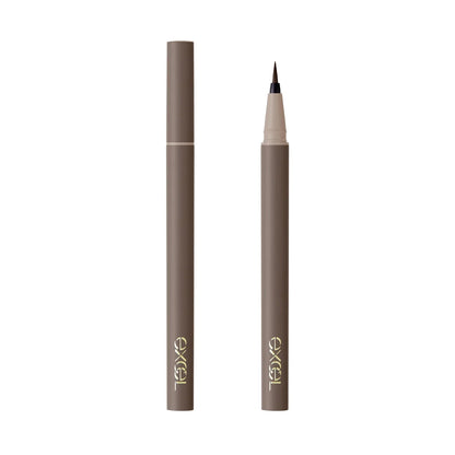 Excel Mellow Shade Liquid Liner ML02 Mocha Greige Long-Lasting Eyeliner