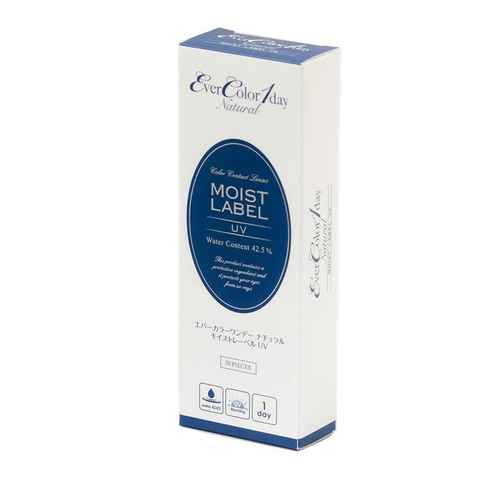 Ever Color 1-Day Natural Moist Label Uv Innocent Gram -2.50 20 Sheets | Japan