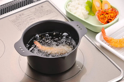 Sugiyama Metal Japan Tempura Pot Gray 8.0X22.0X17.2Cm Mini Mini